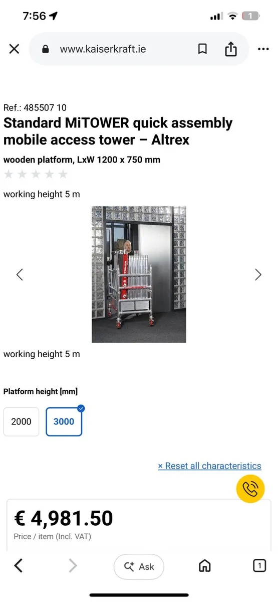 Scaffolding tower - Image 1