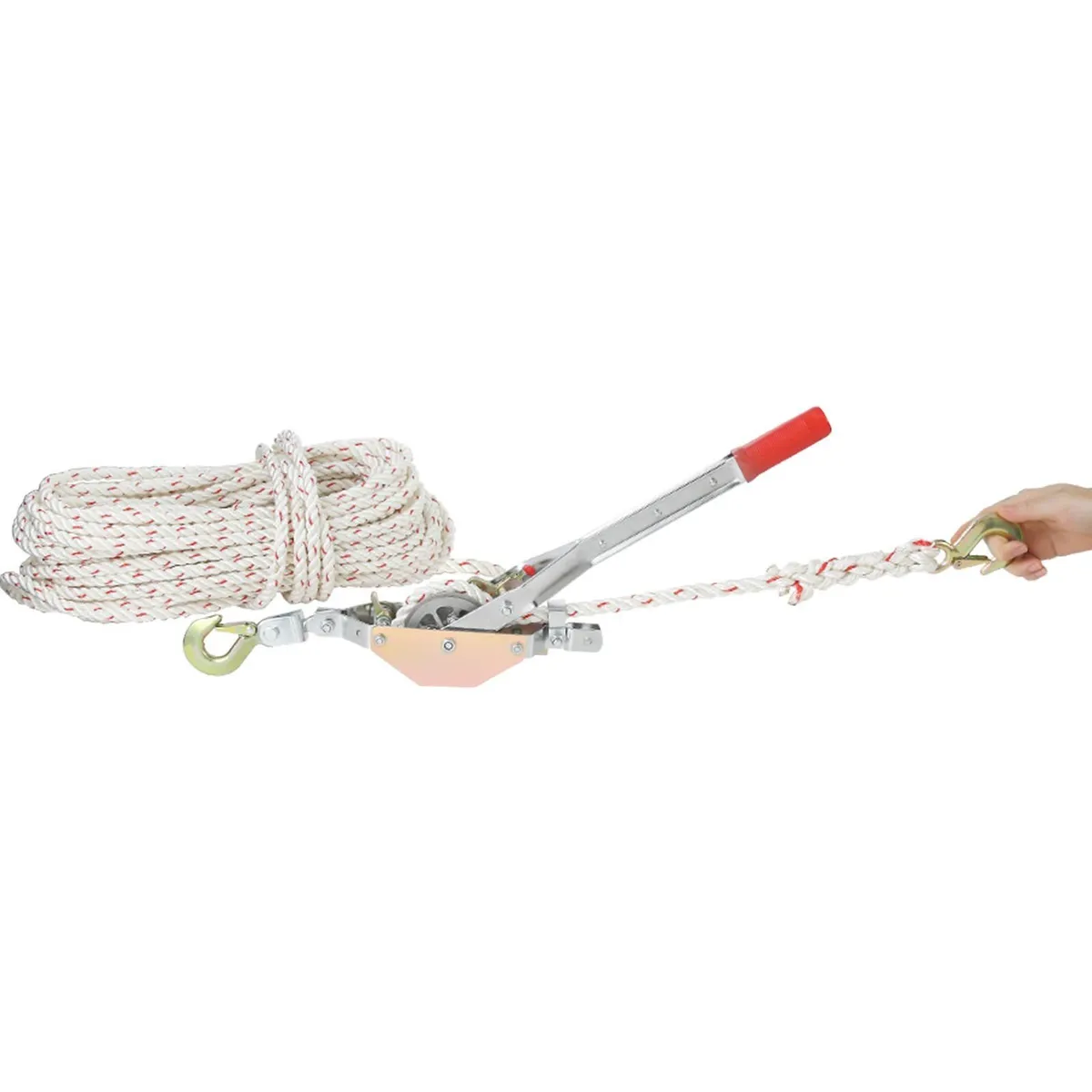 3/4T 100FT Heavy Duty Polyester Rope Power Puller - Image 2