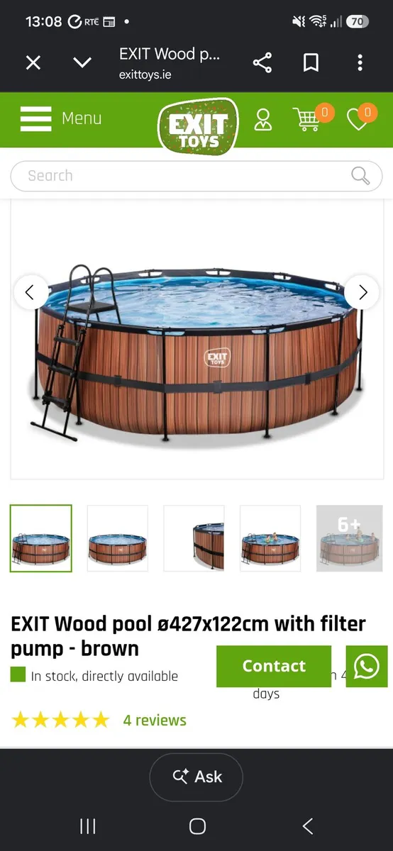 Swimming pool 15ft - Image 2