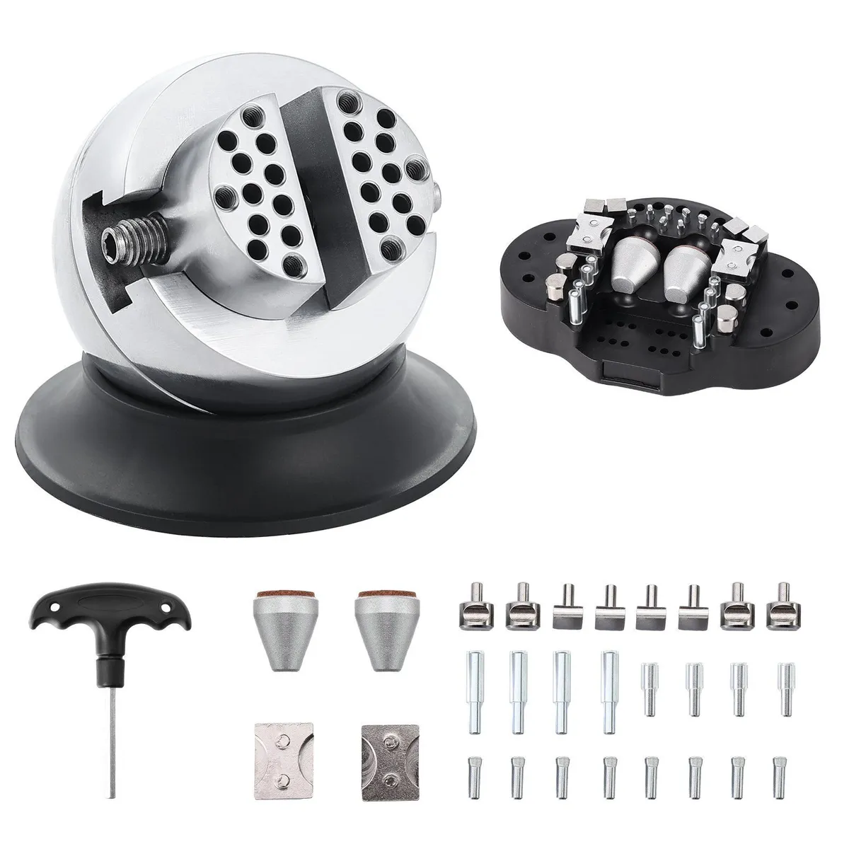 3 Inch Engraving Block Block Ball Vise with 30Pcs - Image 1