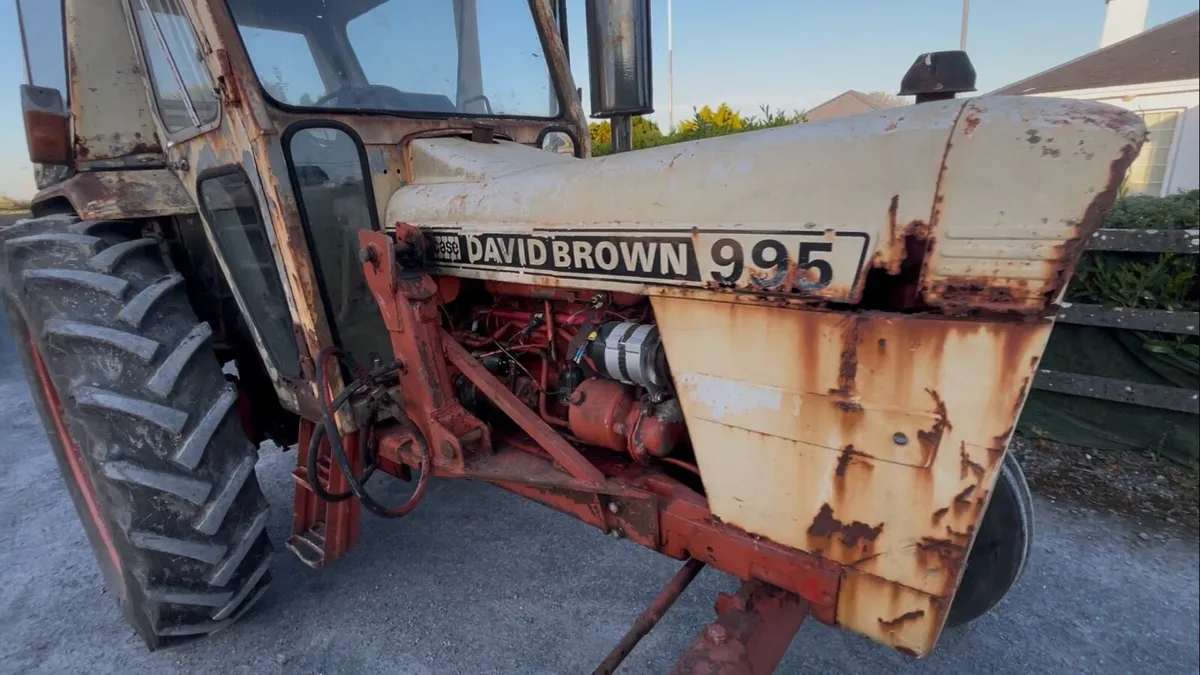 David Brown 995 & Front Loader - Image 3