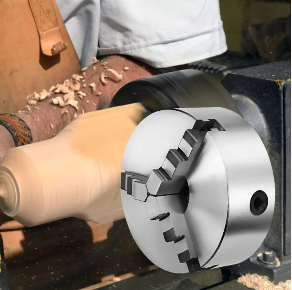 3 Jaw Lathe Chuck Set, 200mm, 8 Inch - Image 4