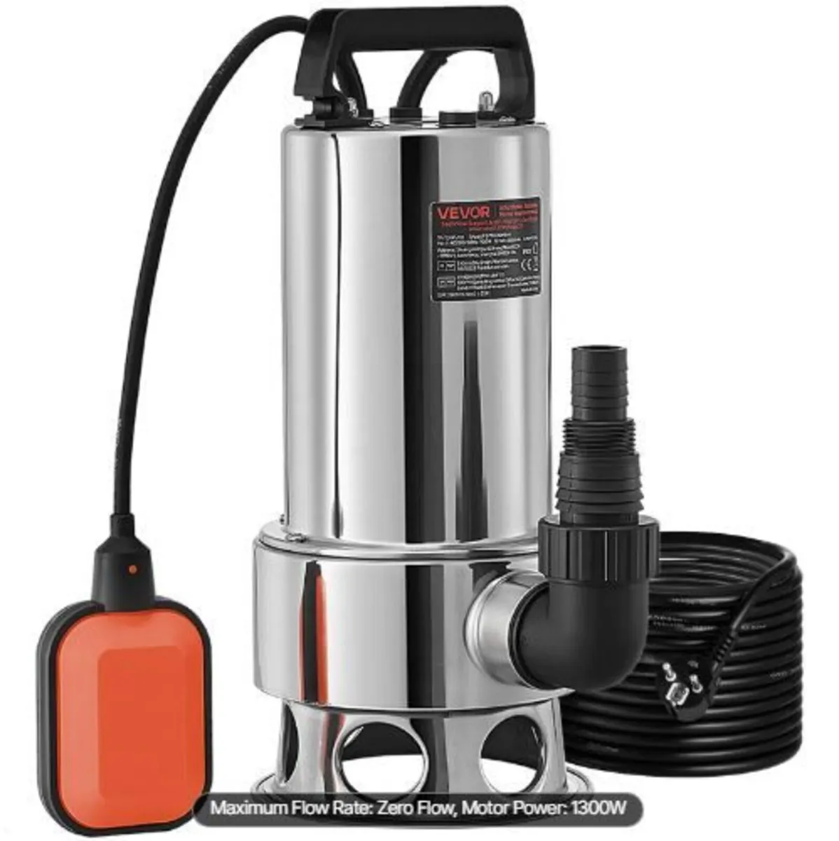 Submersible Water Pump, 1300W - Image 4