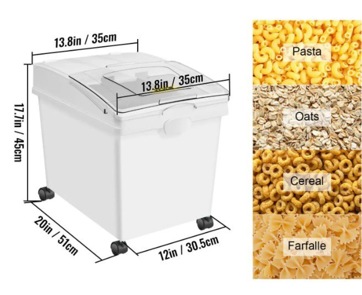 3 Pcs/Set of 8.8 Gallons Ingredient Storage Bin - Image 4