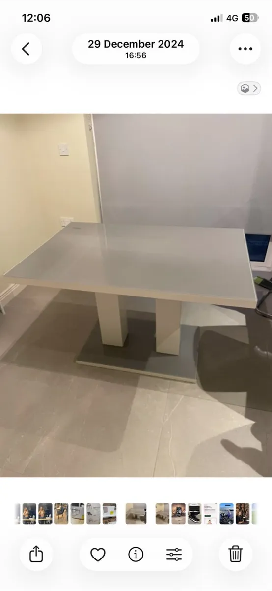 Dining Table and four chairs - Image 1