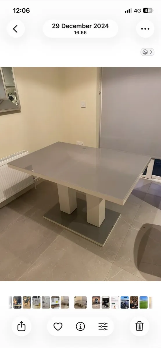 Dining Table and four chairs - Image 2