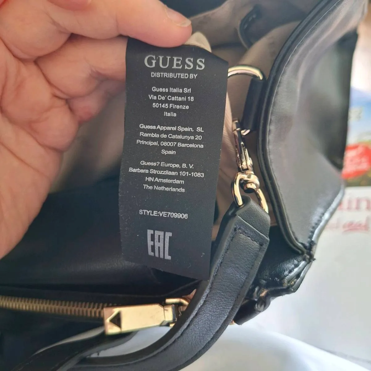 Guess Black Bag - Image 1
