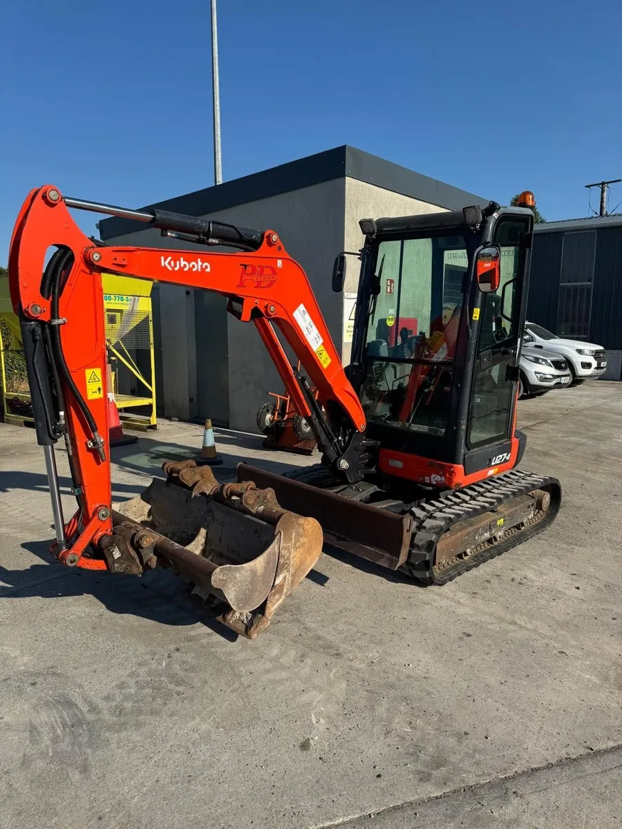 Kubota U27-4 2022 Excavator, Hammer Piped, Quick H - Image 1