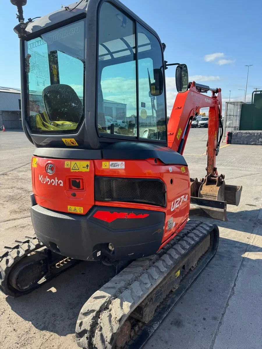 Kubota U27-4 2022 Excavator, Hammer Piped, Quick H - Image 3
