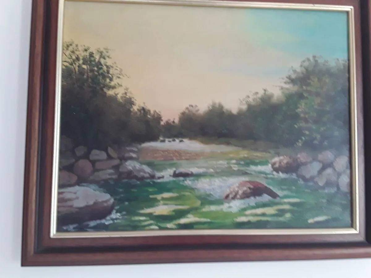 Large lovely painting - Image 1