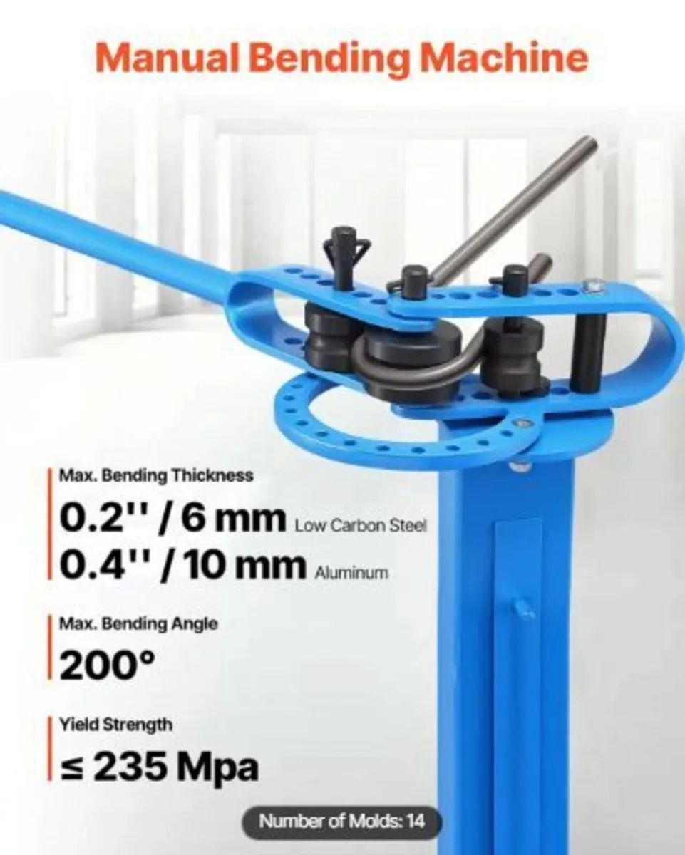 Manual Bending Machine, Pipe Tube Bender - Image 2