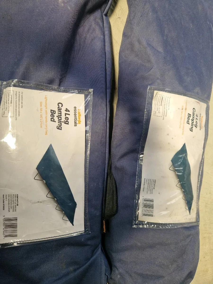 2 x kids camping beds