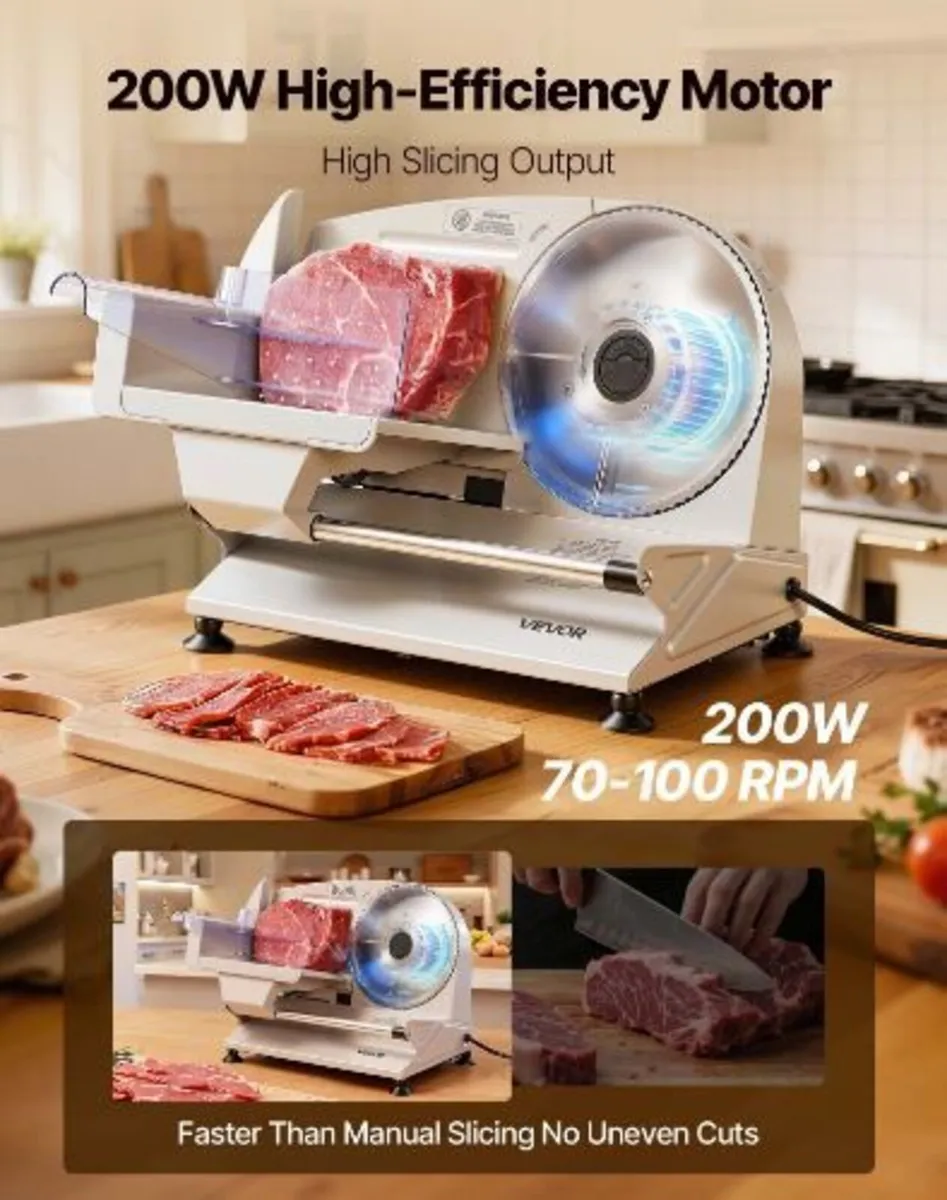 Meat Slicer, Electric Deli Slicer - Image 1