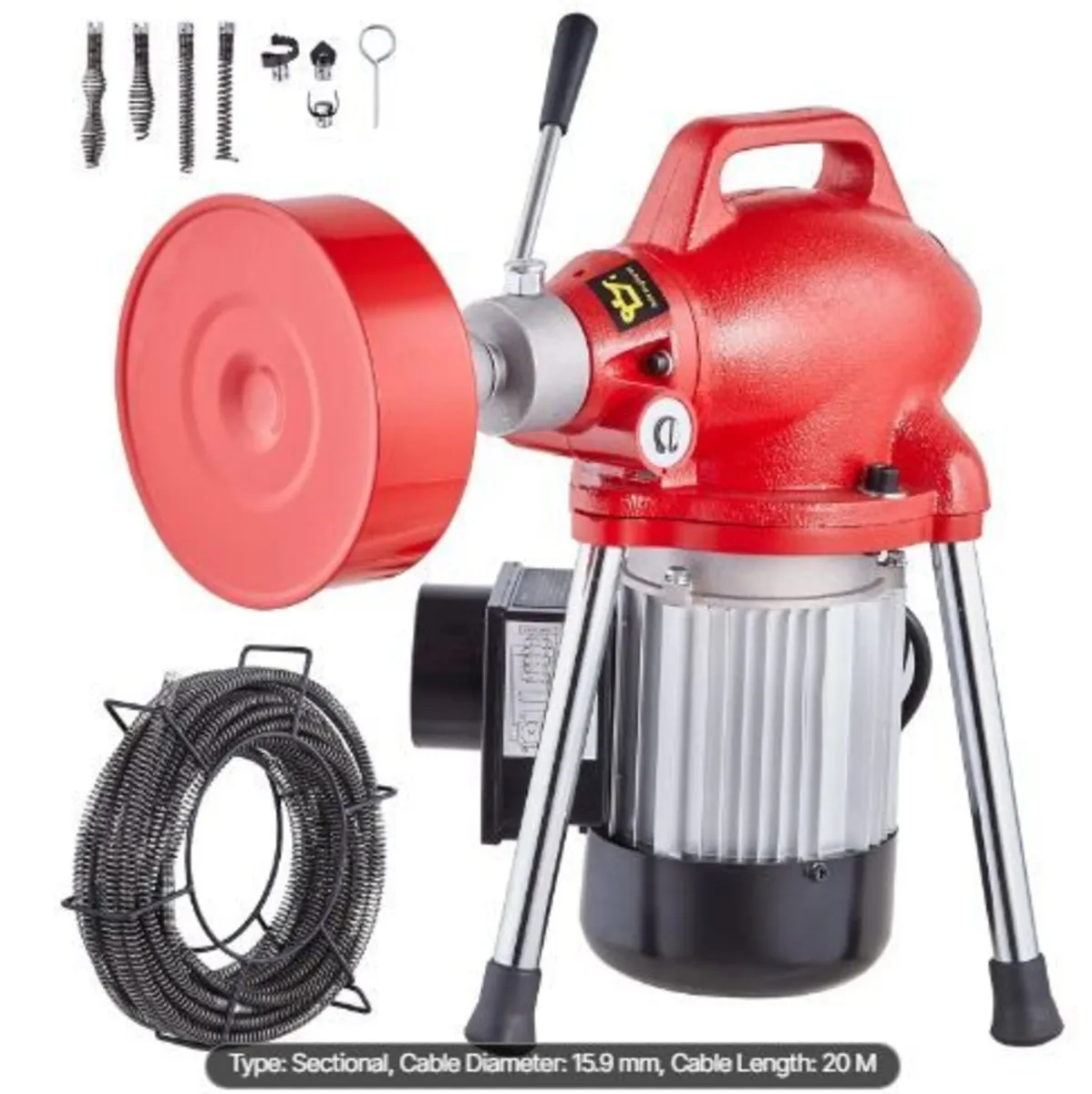Drain Cleaner Machine 66FT x 5/8 Inch - Image 3