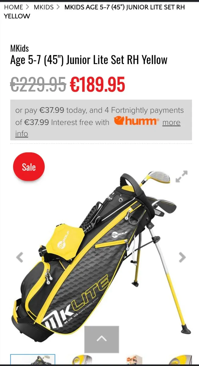 Kids golf clubs - Image 1