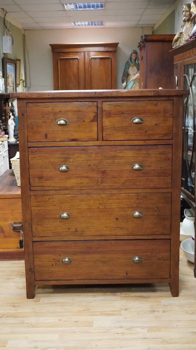 Irish Coast Reclaimed Wood Chest of Drawers - Image 2