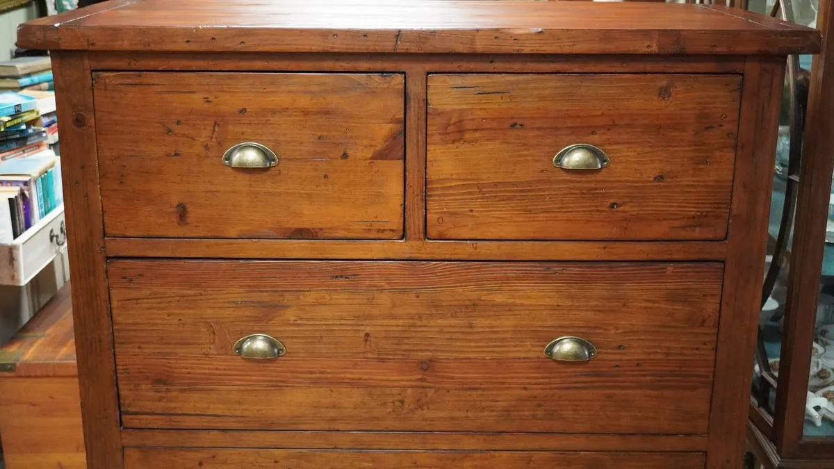 Irish Coast Reclaimed Wood Chest of Drawers - Image 3