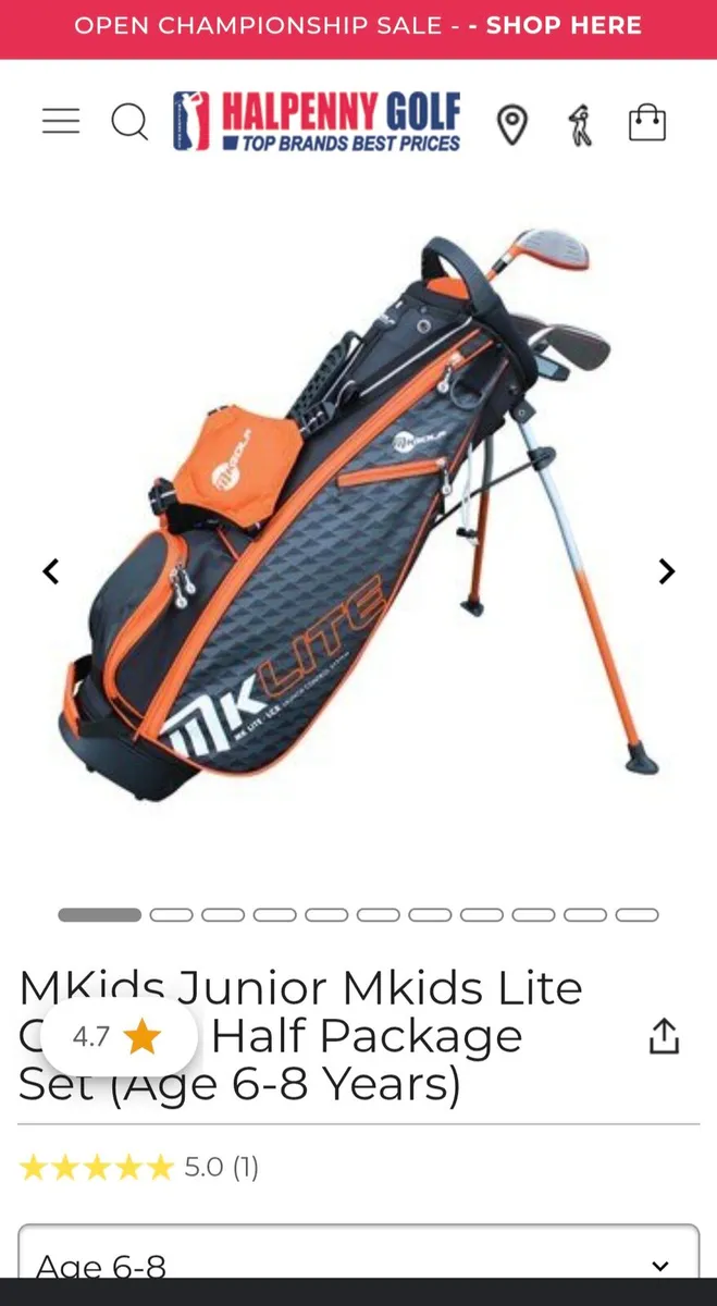 Kids golf clubs - Image 1