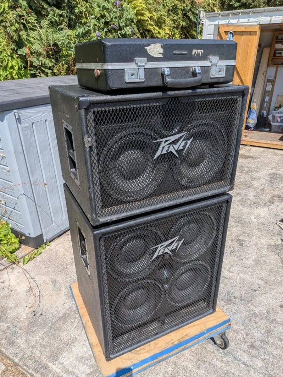 Genz-Benz Shuttle 3.0 Bass Head + Peavey 410/210 TVX Cabs, Full Stack (One Owner), Sale or Swap for Banjo - Image 2