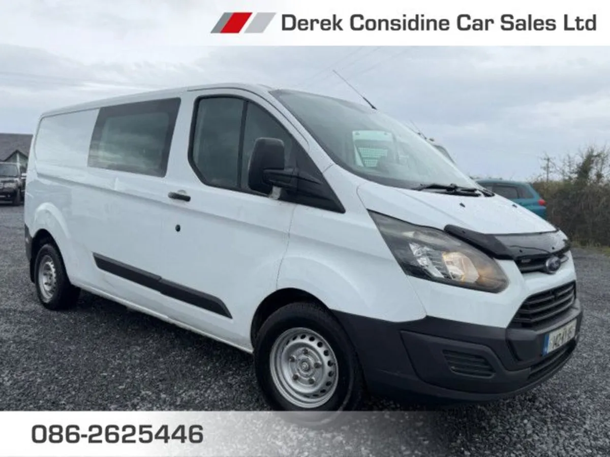 Ford Transit Custom 100PS 290L L3 LOW Roof 4DR - Image 1