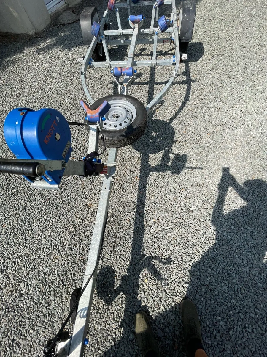 Boat Trailer with rollers/ easy launch- retrieve - Image 2