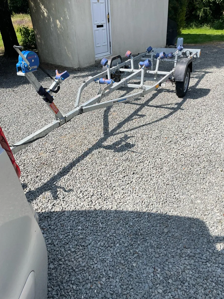 Boat Trailer with rollers/ easy launch- retrieve - Image 1