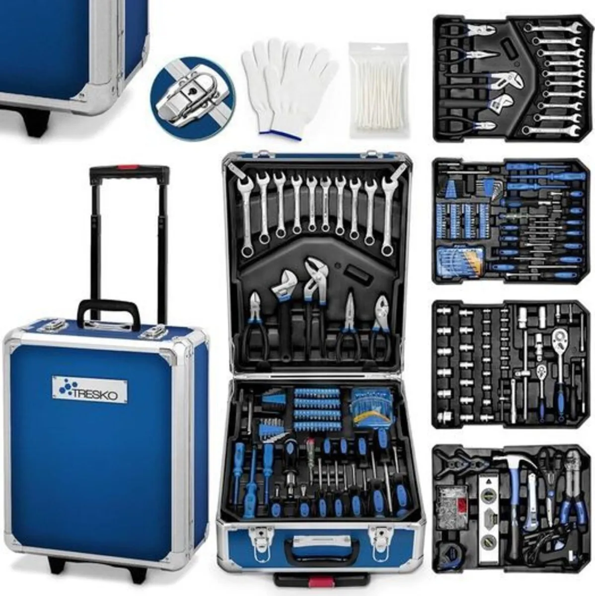 Tool trolley set with 1400 Tools Tool box - Image 1