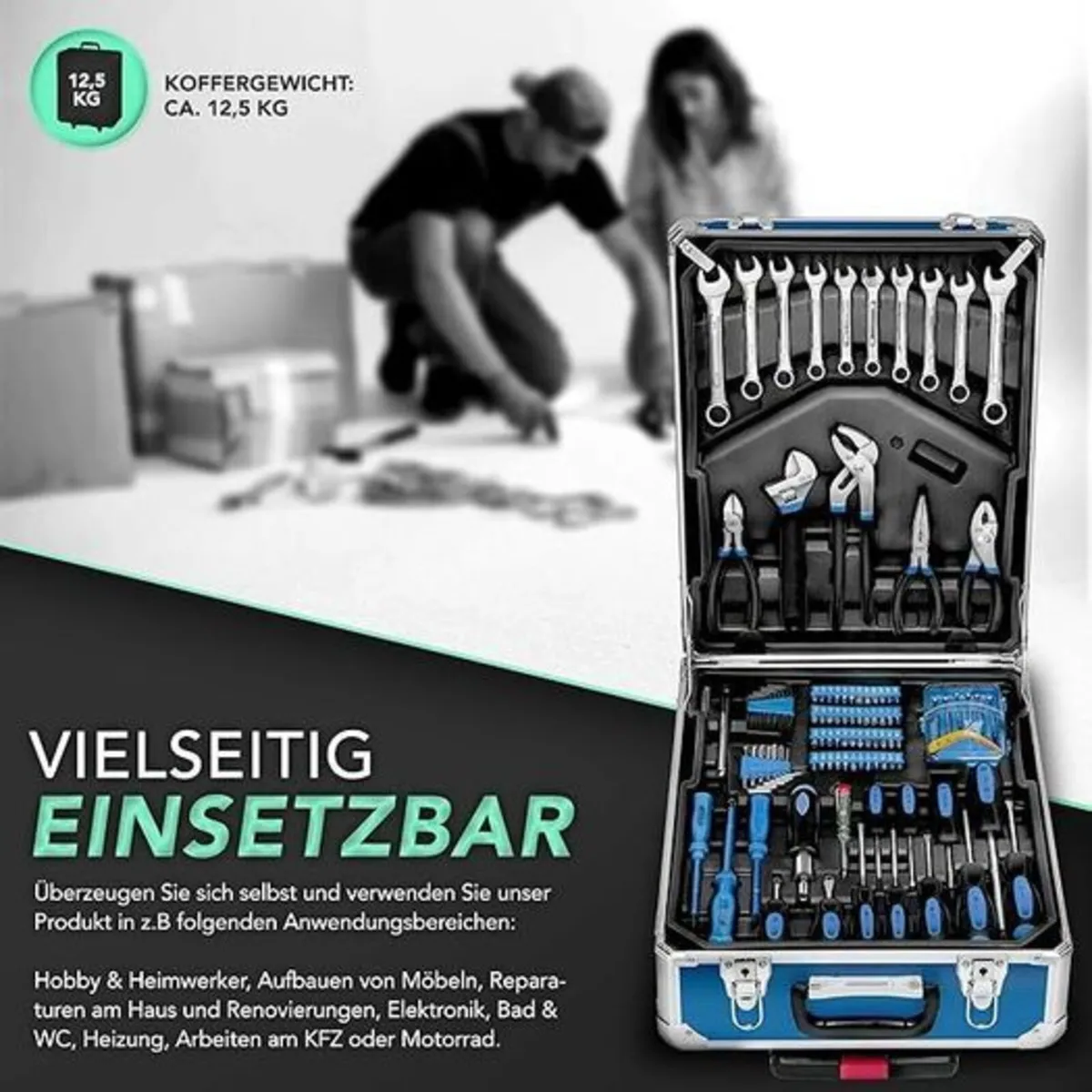 Tool trolley set with 1400 Tools Tool box - Image 3