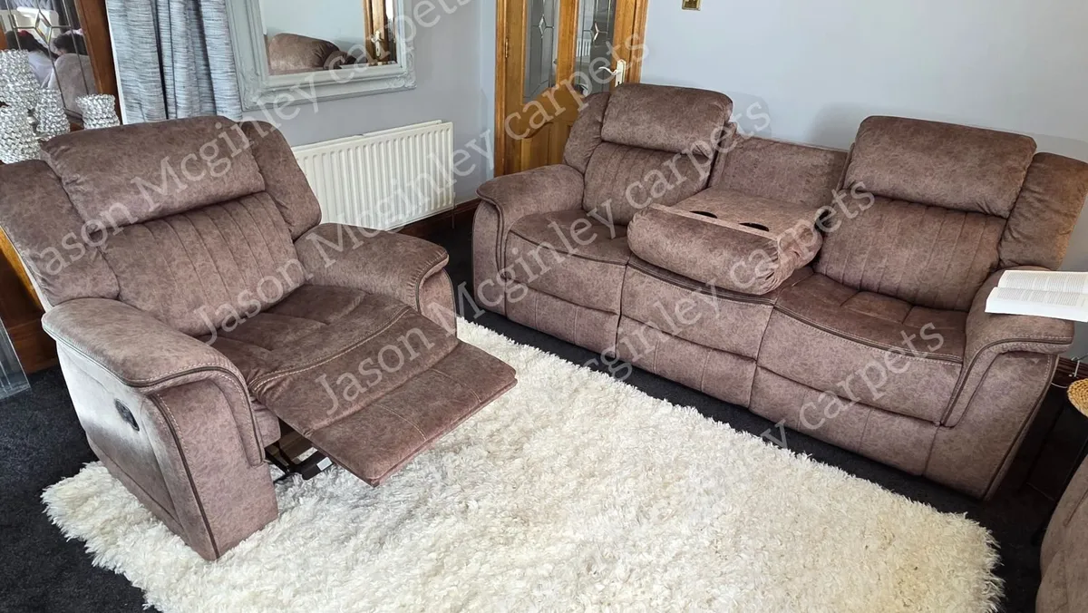 NEW Living Room Sofa - Cana in Grey or Sand - Image 1
