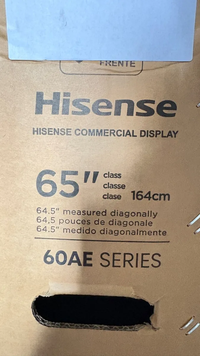 Hisense 65” 4K Commercial Display (65GM60AE) - Image 1