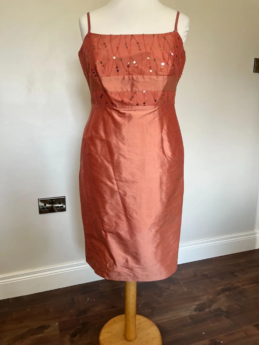Antonella Tacchini silk ensemble, MOB, size 14 - Image 2