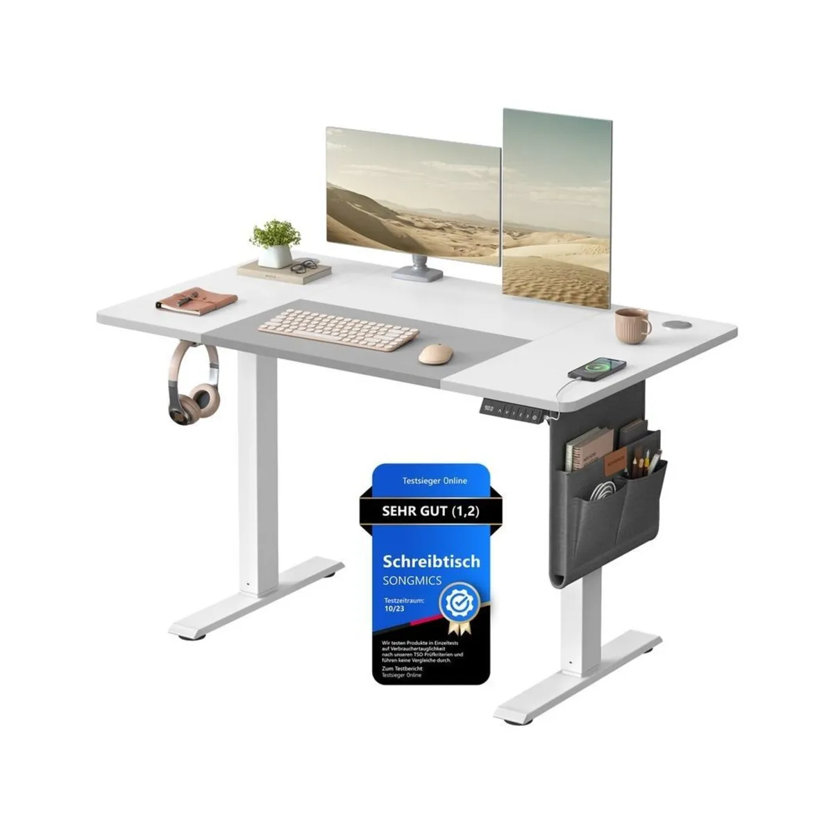 Electric Height Adjustable Standing Desk 120 x 60 - Image 2