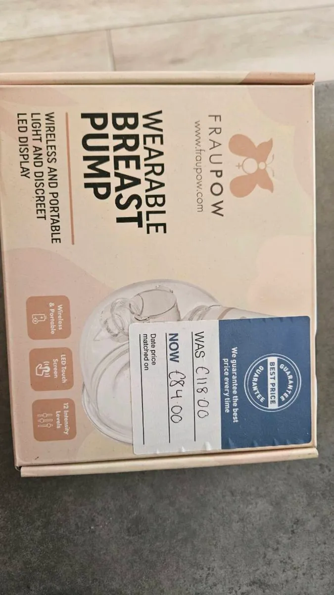 Fraupow wearable breast pump