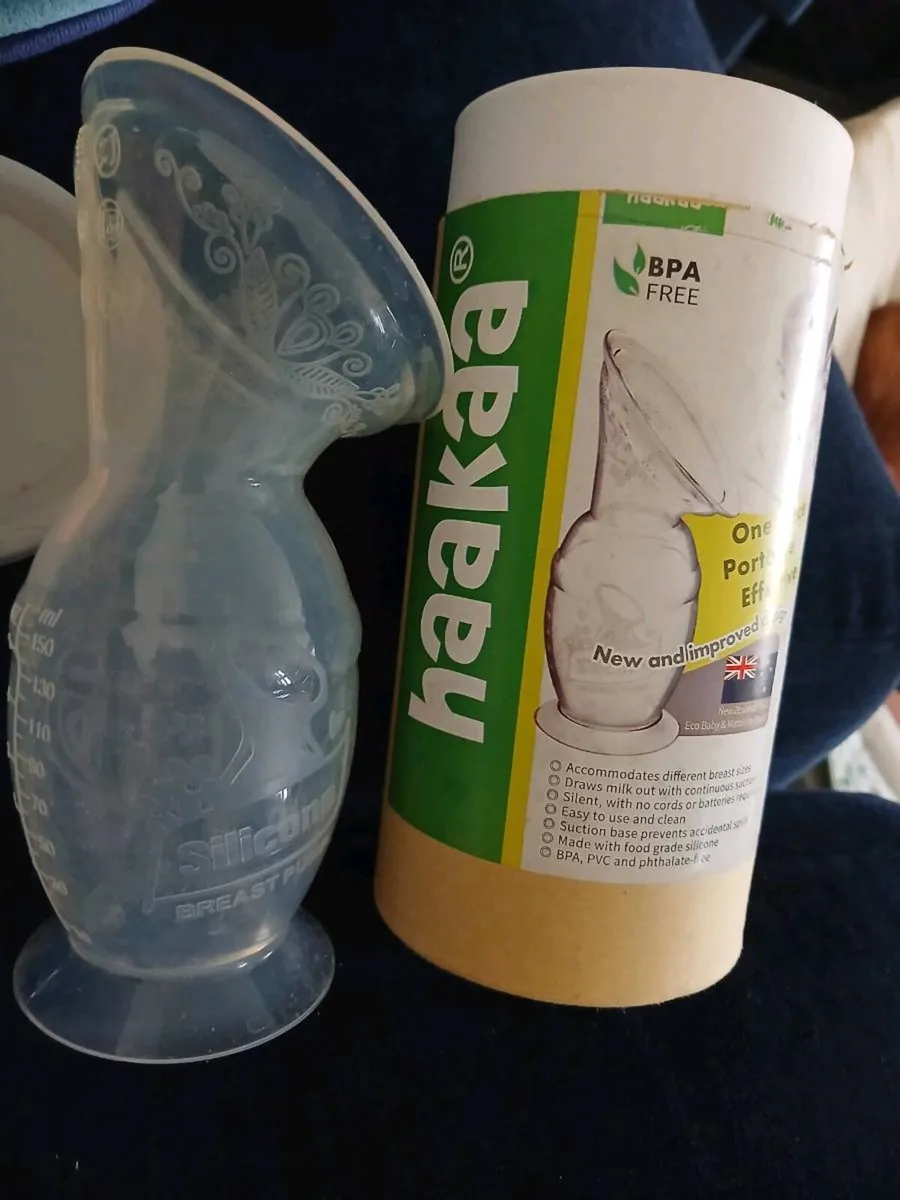 Haakaa breast pump, lid, stopper €15 - Image 1