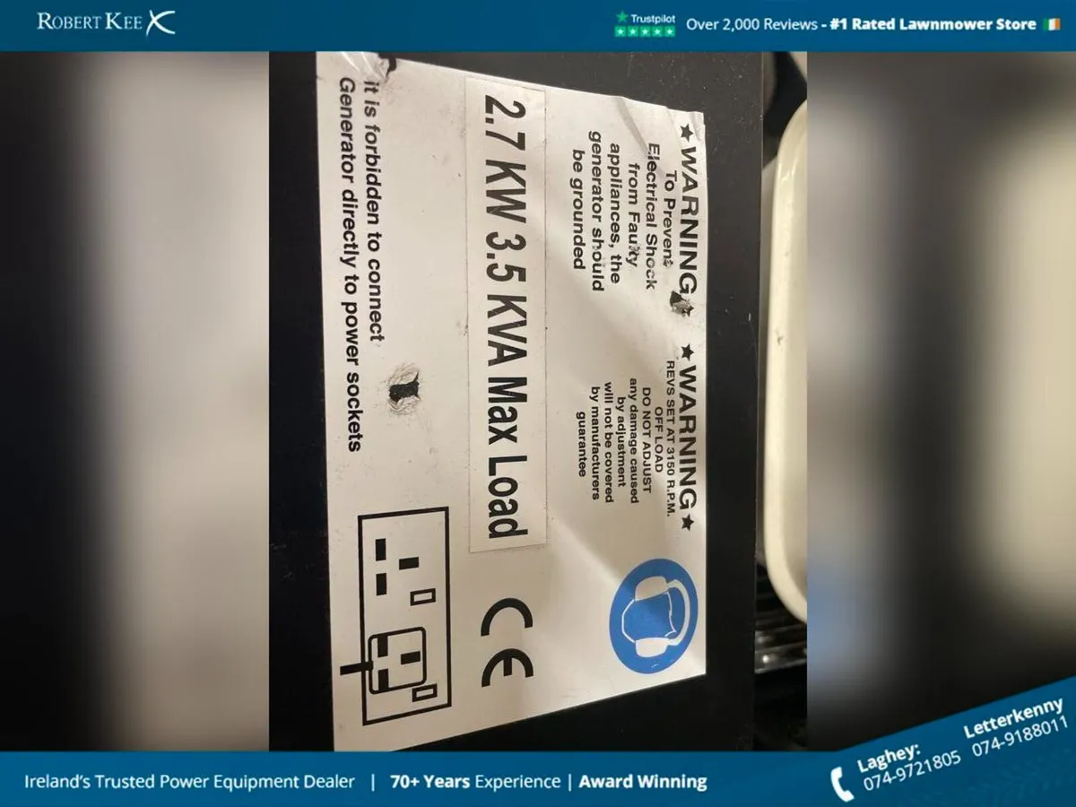 GX200 2.7kw Generator – ZZZ002993 - Image 3
