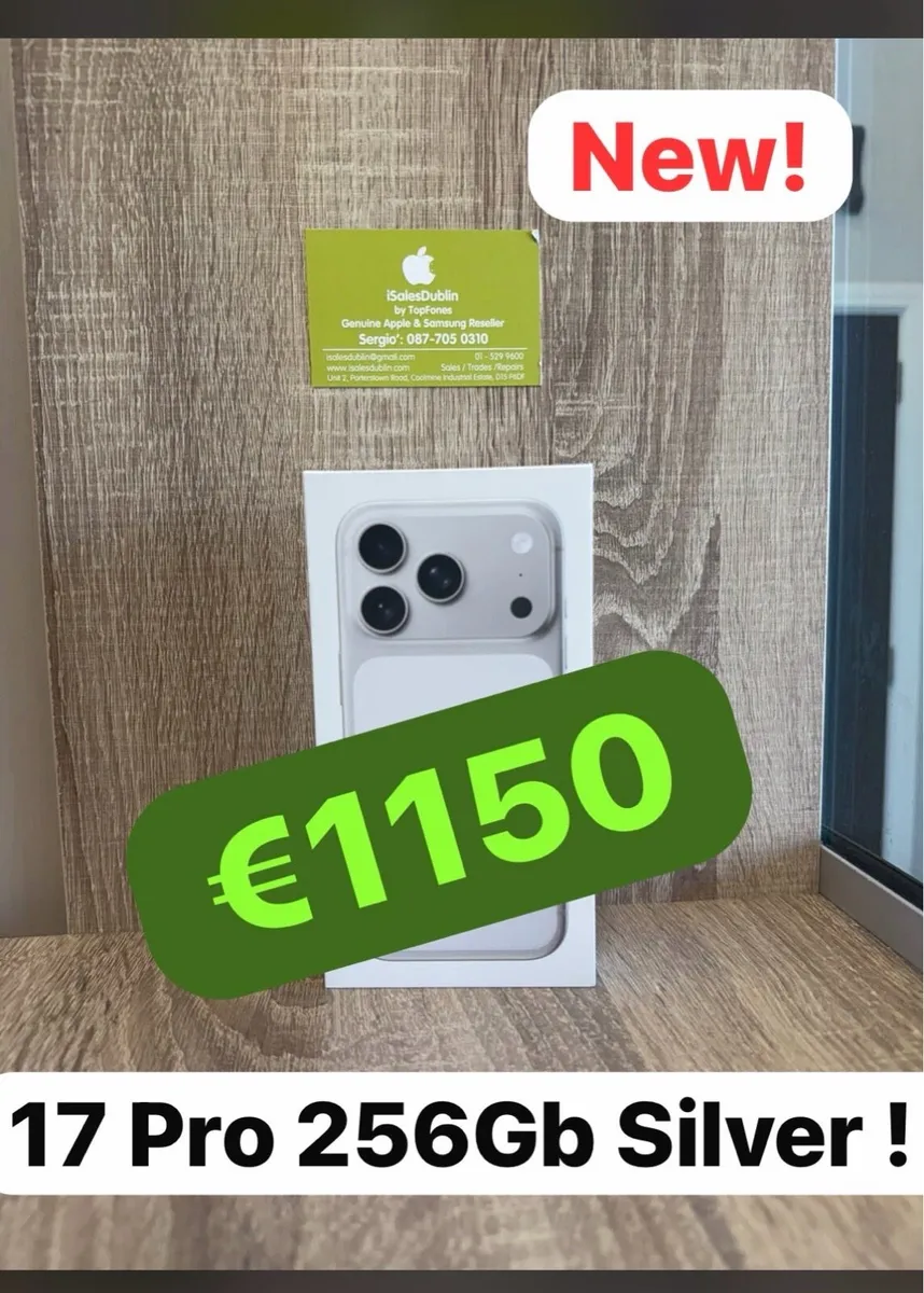 17 Pro 256Gb SILVER NEW Unlocked! European!ShopD15 - Image 1