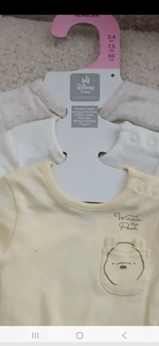 New 3 x winnie vests new born €3 - Image 2