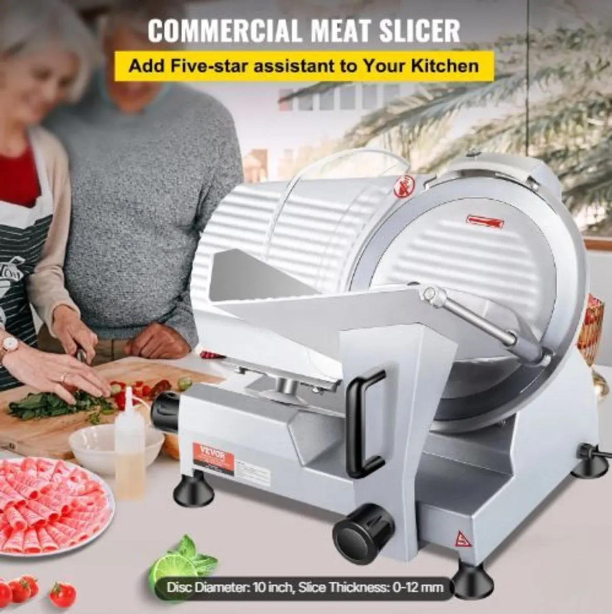 Commercial Meat Slicer, 240W - Image 2