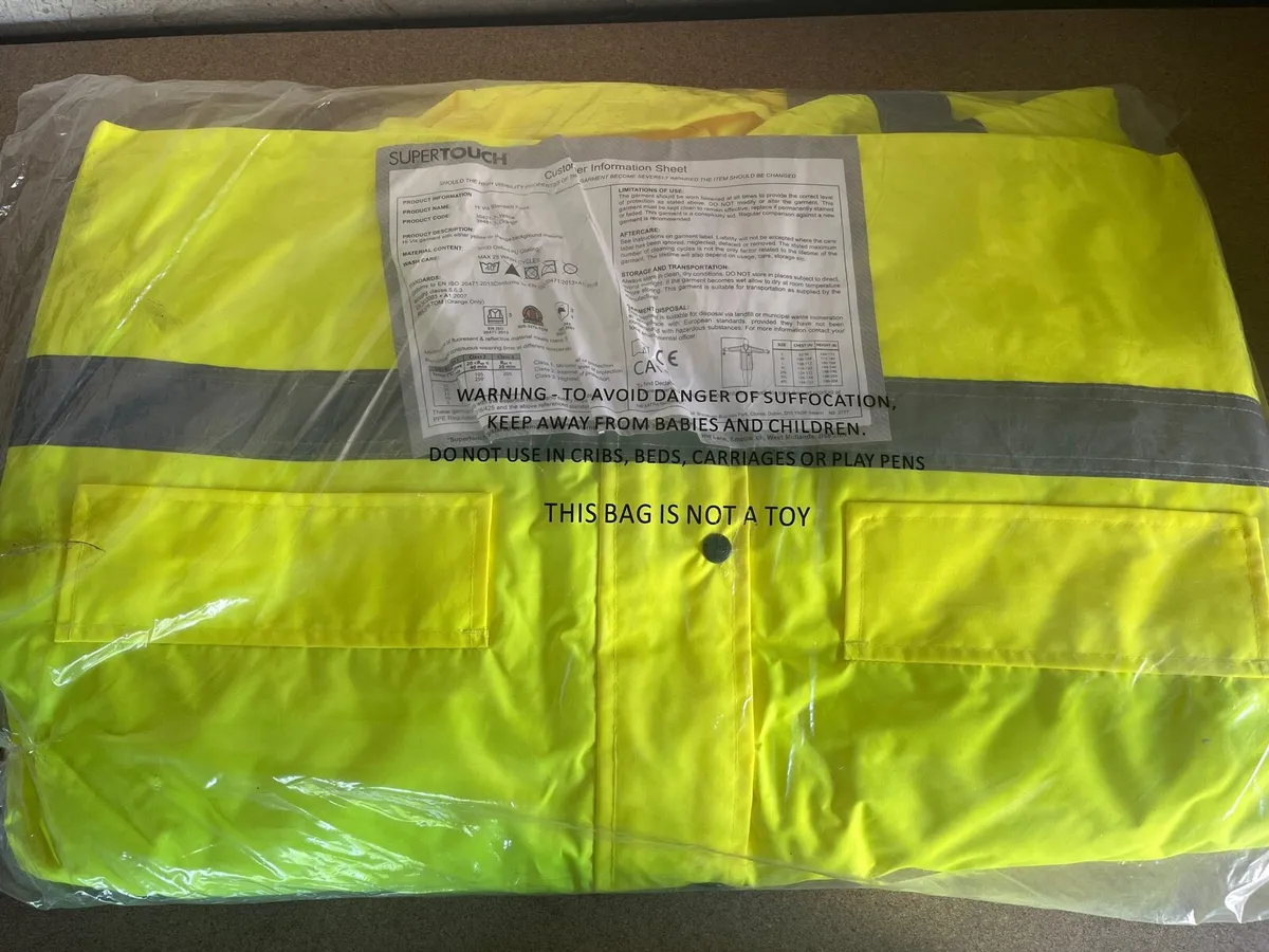 Supertouch Hi Vis Standard Parka - Image 4