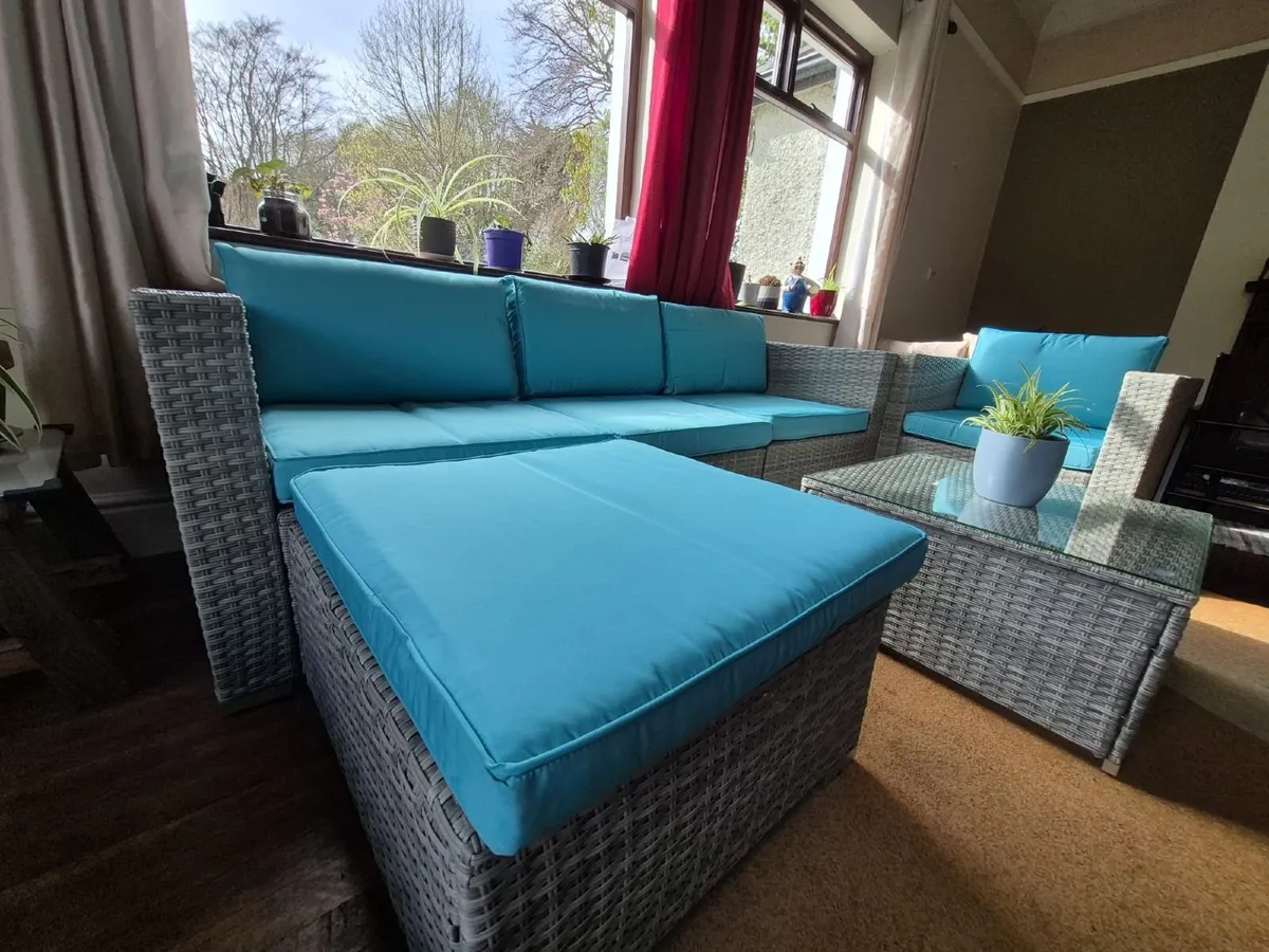 Garden Rattan Sofa Set, Exclusive Outdoor Furnitur - Image 2