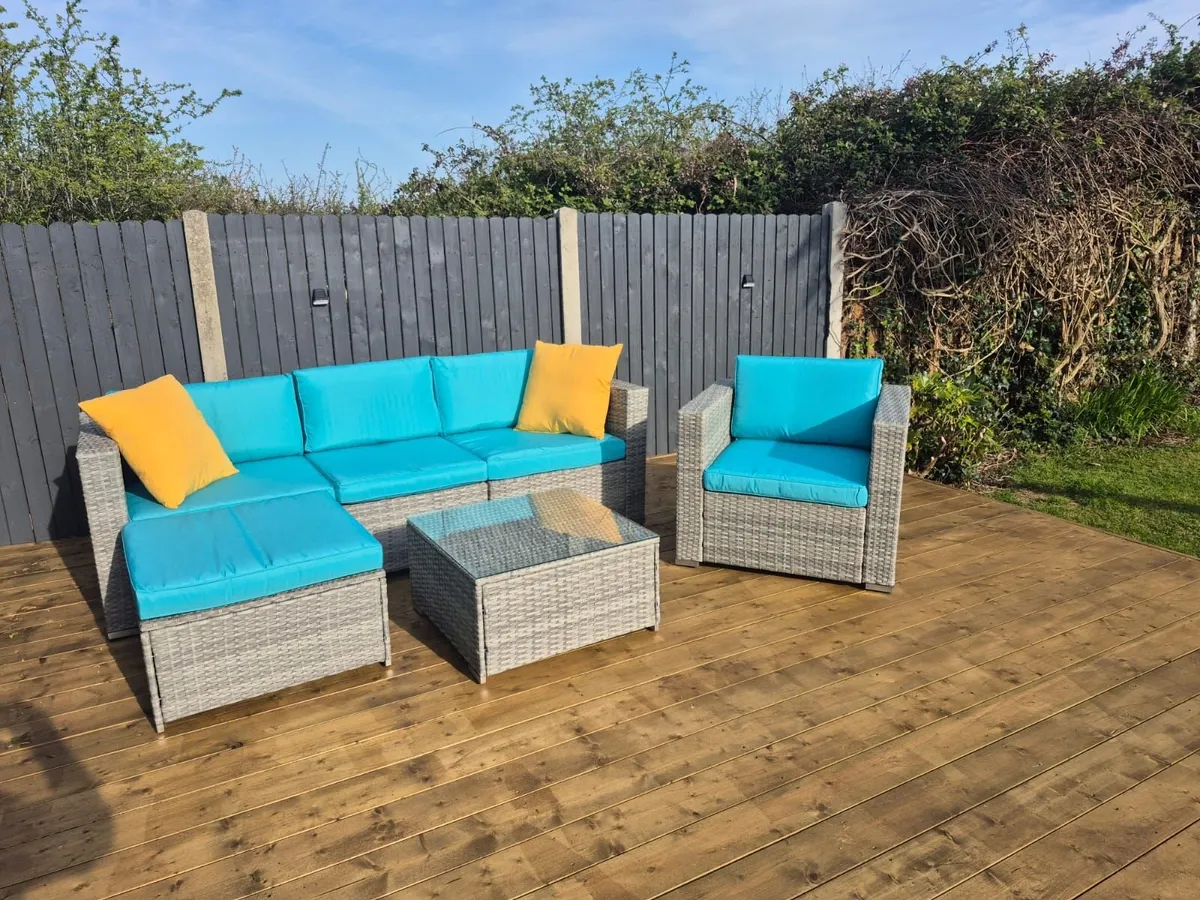 Garden Rattan Sofa Set, Exclusive Outdoor Furnitur - Image 1