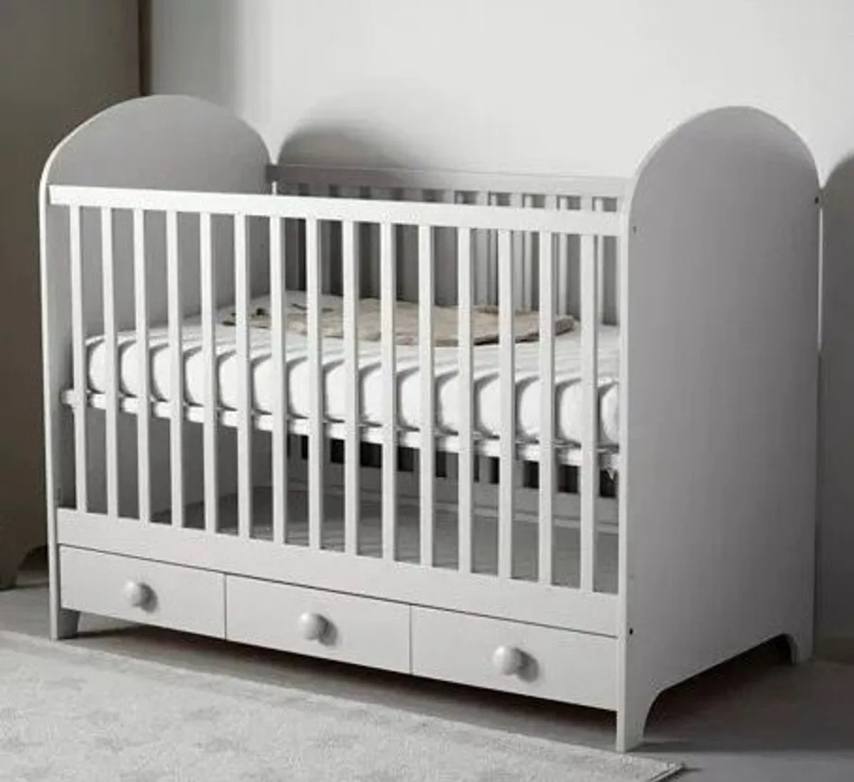 Cot Bed Ikea Gonatt Grey Kildare/offaly Border - Image 1