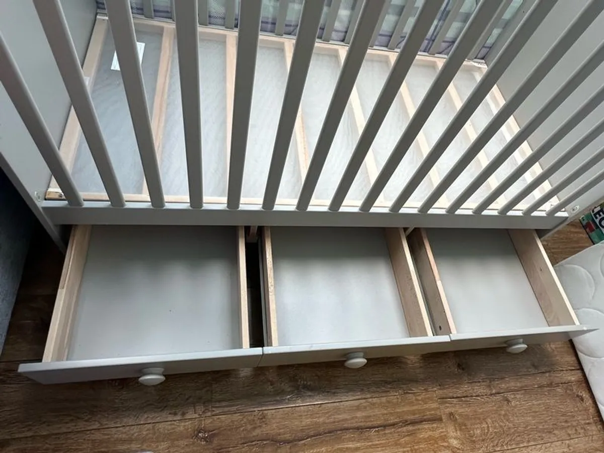 Cot Bed Ikea Gonatt Grey Kildare/offaly Border - Image 3