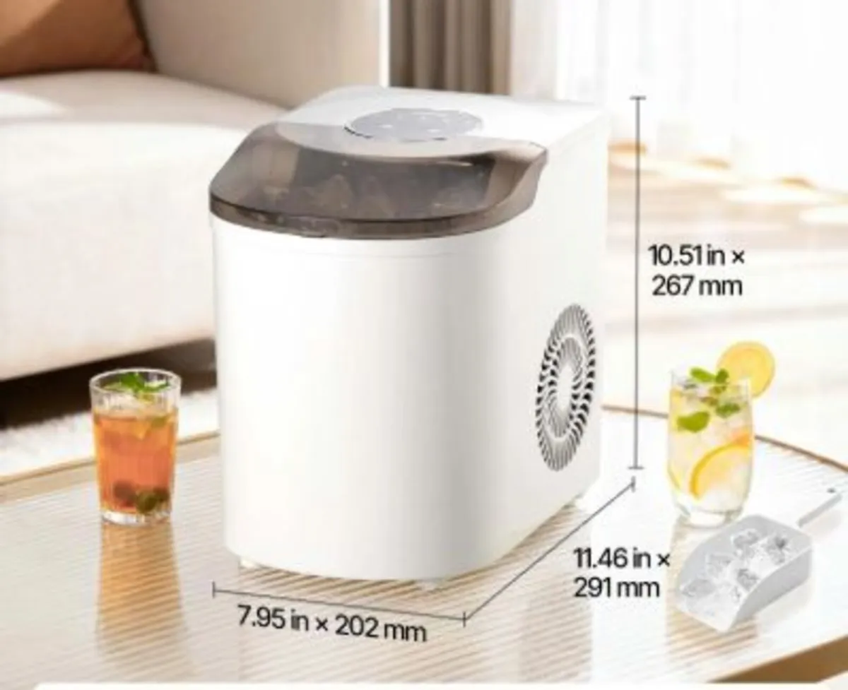 Countertop Ice Maker, 7 Cubes Ready in 6 Mins,11.8 - Image 4