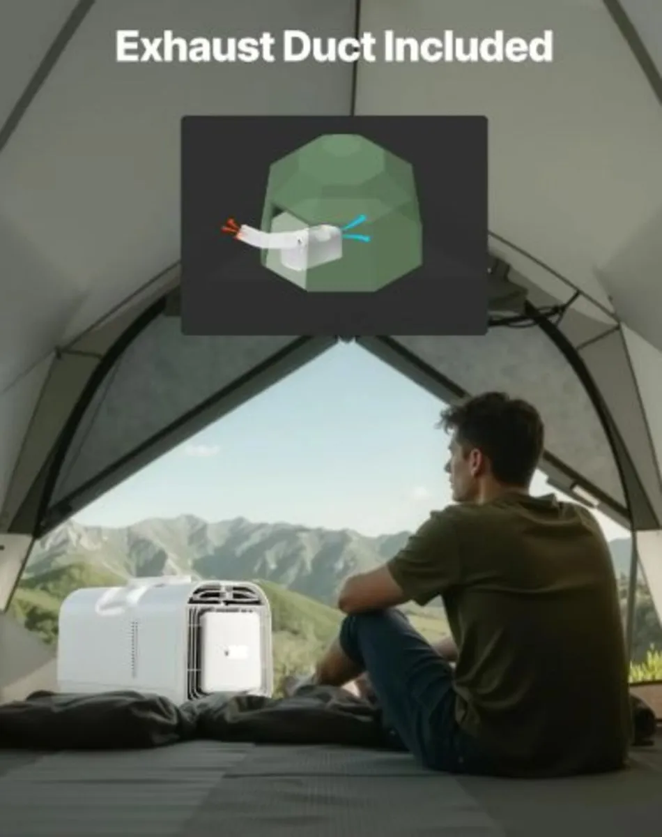 Portable Camping Air Conditioner, 3000 BTU Tent AC - Image 2