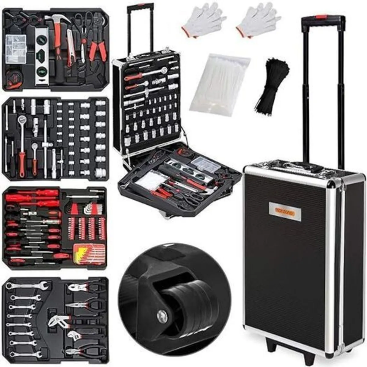 XXL Filled Tool Box Set 899 Pieces |Quality Tool B - Image 1