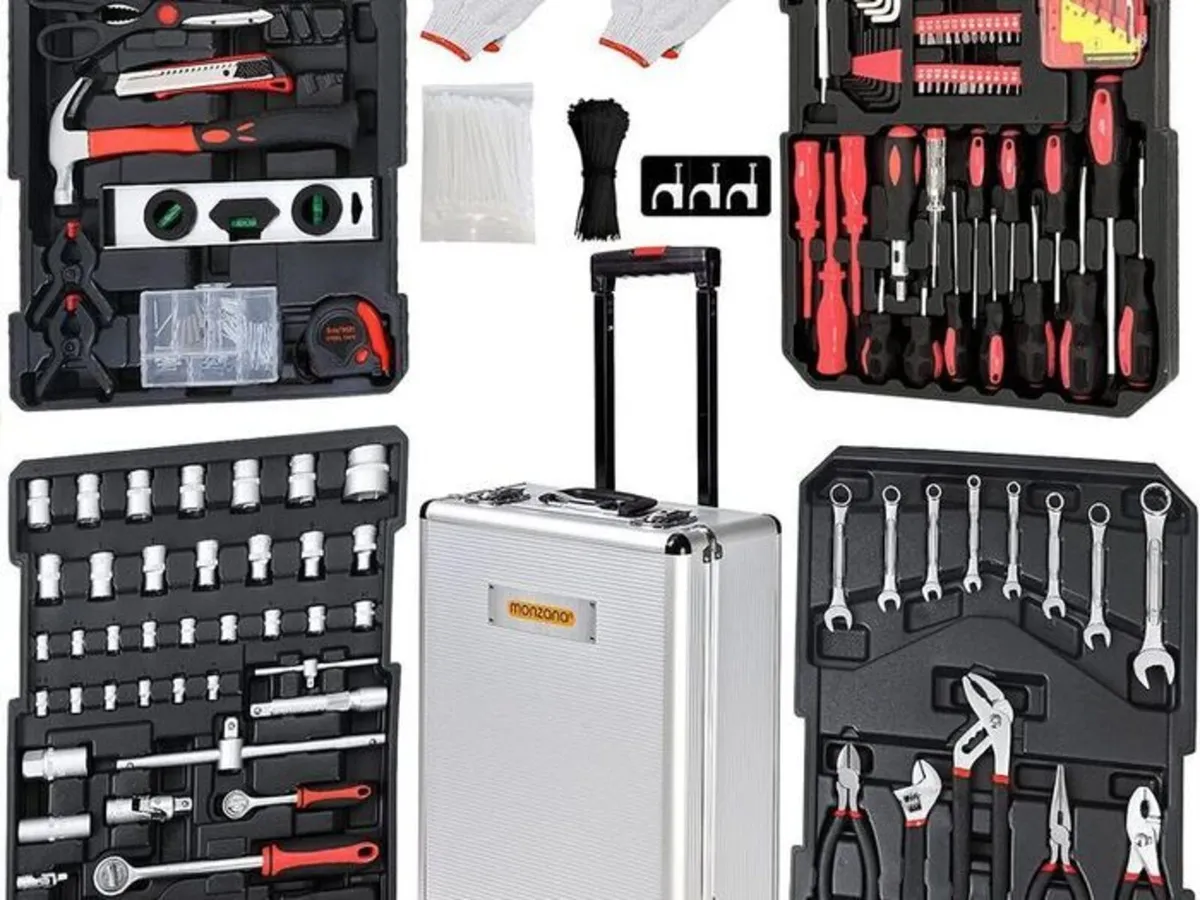 XXL Filled Tool Box Set 899 Pieces |Quality Tool B - Image 2