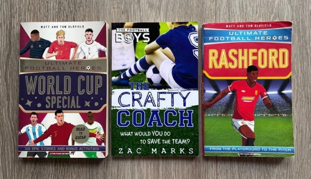3 Kids Football Books - Image 1