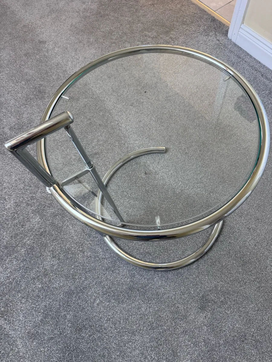 4 x Eileen Gray replicated coffee table - Image 2