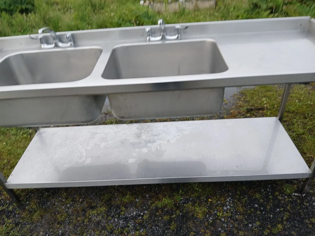 Staneless steel  cabbibet double sink complete - Image 4
